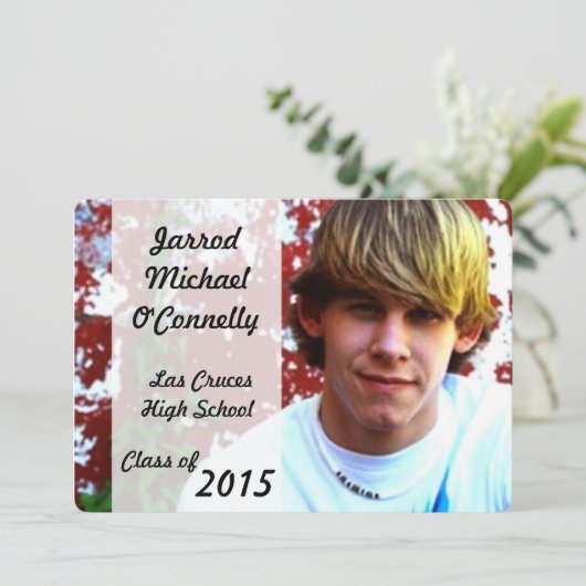 12x18 Foto Portrait Fotografie Senior Ankündigung (Stehend Vorderseite)