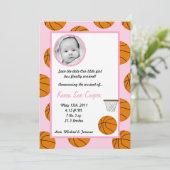 12x18 FOTO Sports Basket Ball Ankündigung (Stehend Vorderseite)