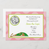 12x18 FOTO Sports Soft Ball Ankündigung (Vorne/Hinten)