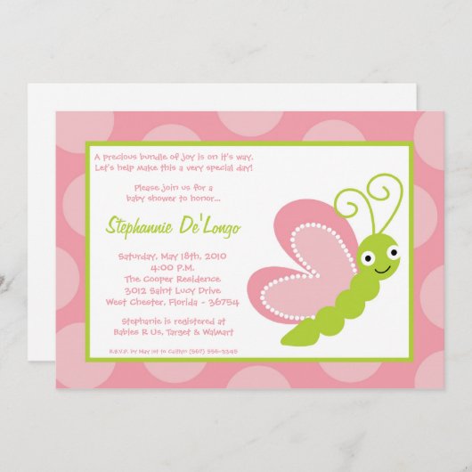 12x18 Frühling hört Einladung (Vorne/Hinten)