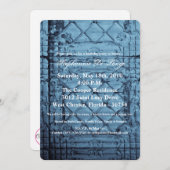 12x18 Geburtstagseinladung Rustikale Zinndecke C Einladung (Vorne/Hinten)