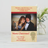 12x18 Ginger Bread Man Einladung (Stehend Vorderseite)