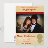 12x18 Ginger Bread Man Einladung (Vorne/Hinten)