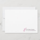 12x18 Girl Basket Ball Geburtstagsdusche Einladung (Rückseite)