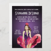 12x18 Glamour Girl Sweet 16 Geburtstag Einladung (Vorne/Hinten)