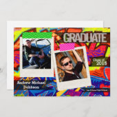 12x18 Graffiti Paint Air Brush Senior Ankündigung (Vorne/Hinten)