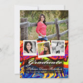 12x18 Graffiti Paint Air Brush Senior Ankündigung (Vorderseite)