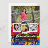 12x18 Graffiti Paint Air Brush Senior Ankündigung (Vorne/Hinten)