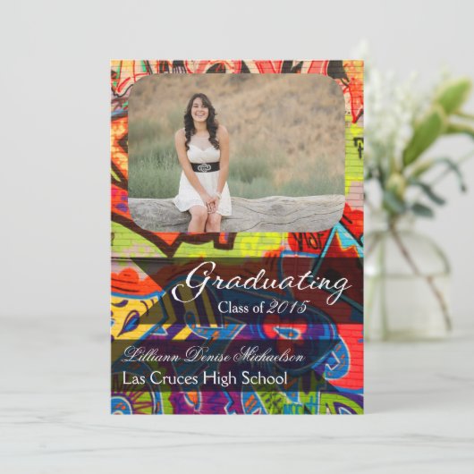 12x18 Graffiti Paint Air Brush Senior Ankündigung (Stehend Vorderseite)