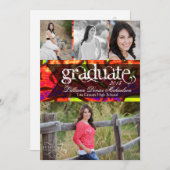 12x18 Graffiti Paint Air Brush Senior Ankündigung (Vorne/Hinten)