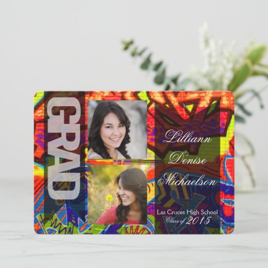 12x18 Graffiti Paint Air Brush Senior Ankündigung (Stehend Vorderseite)