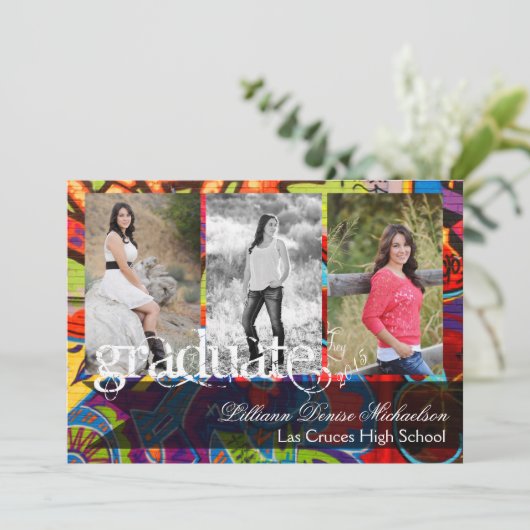 12x18 Graffiti Paint Air Brush Senior Ankündigung (Stehend Vorderseite)