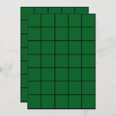 12x18 Grünbuch-Gridmap Einladung (Vorne/Hinten)