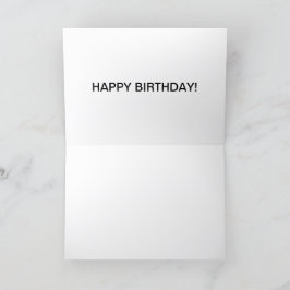 12x18 Grußkarte. Happy Birthday Kuh und Jackass Dankeskarte