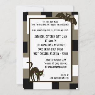 12x18 Halloween Fun Party Einladung