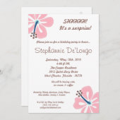 12x18 Hawaiian Hibiskus Blume Geburtstag Einladung (Vorne/Hinten)