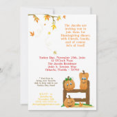 12x18 Herbst-Erntedank-Abendessen-Party Einladung (Vorderseite)