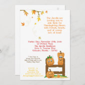 12x18 Herbst-Erntedank-Abendessen-Party Einladung (Vorne/Hinten)