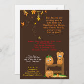 12x18 Herbst Erntedank Abendessen Party Einladung (Vorne/Hinten)