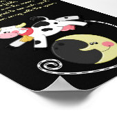 12x18 Hey Diddle Diddle Rhyme Kinder Zimmer Wand K Poster (Ecke)