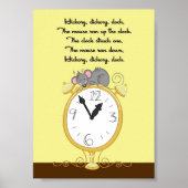 12x18 Hickory Dock Rhyme Kinder Zimmer Wand an Wan Poster (Vorne)