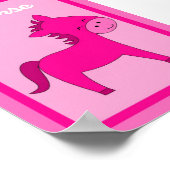 12x18 Horse Barn Yard Girl's Tour Poster (Ecke)