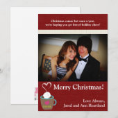 12x18 Hot Cup of Coco Einladung (Vorne/Hinten)