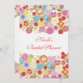 12x18 hübsche kundenspezifische Brautparty-mit Einladung (Vorne/Hinten)