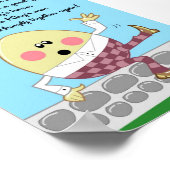 12x18 Humpty Dumpty Rhyme Kids Room Art Poster (Ecke)
