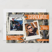 12x18 Hunters Camouflage Camouflage Senior Ankündi Ankündigung (Vorderseite)