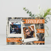 12x18 Hunters Camouflage Camouflage Senior Ankündi Ankündigung (Stehend Vorderseite)