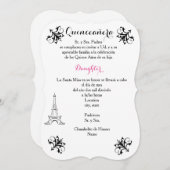 12x18 Invitation Bracket Quinceañera - Anpassen Einladung (Vorne/Hinten)