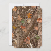 12x18 Jäger Hirsch Hochzeit Einladung (Rückseite)