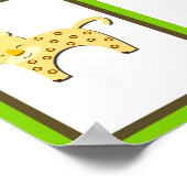 12x18 Jaguar Jungle Poster (Ecke)