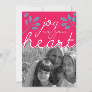 12x18 Join in Your Heart Flat Card Feiertagskarte