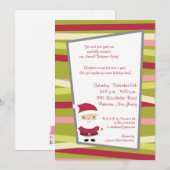 12x18 Jolly St.Nick Einladung (Vorne/Hinten)