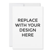 12x18"-Karte ohne Back-Design-Druck