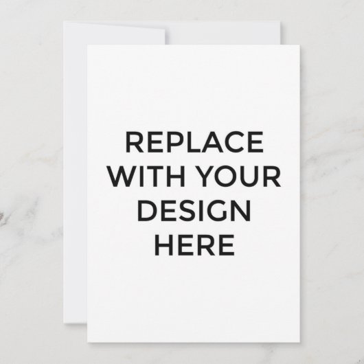 12x18"-Karte ohne Back-Design-Druck Einladung (Vorderseite)