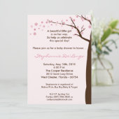 12x18 Kirschblüten-Baum-Baby-Duschen-Einladung Einladung (Stehend Vorderseite)