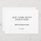 12x18" Landschaftskartendruck beidseitig Dankeskarte (Vorne/Hinten)