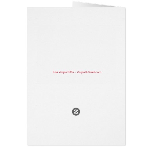 12x18 Las Vegas Weihnachtskarte Persönlich für Sie (Hinten)
