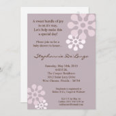 12x18 Lavender Lila Blume Kinderdusche Einladung (Vorne/Hinten)