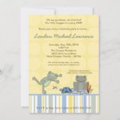 12x18 Leap Frog Turtle Bee Birthday Party Einladun Einladung (Vorderseite)