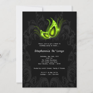 12x18 Limon Masquerade Sweet 16 Geburtstag Einladu Einladung
