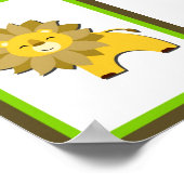12x18 Lion Dschungel Poster (Ecke)