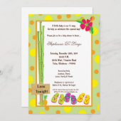 12x18 Luau Baby-Duschen-Einladung Einladung (Vorne/Hinten)