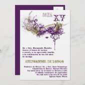 12x18 Masquerade Quinceanera Birthday Einladung (Vorne/Hinten)