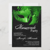 12x18 Masquerade Quinceanera Birthday Einladung (Vorderseite)