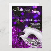 12x18 Masquerade Quinceanera Geburtstag Einladung (Vorne/Hinten)