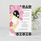 12x18 MasqueradeBall Halloween Bash Party Einladun Einladung (Stehend Vorderseite)